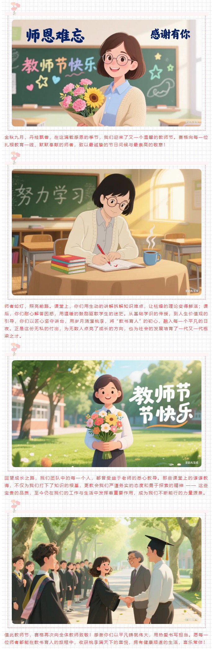 感恩有您 照亮前行 — 祝老師們節(jié)日快樂！_副本